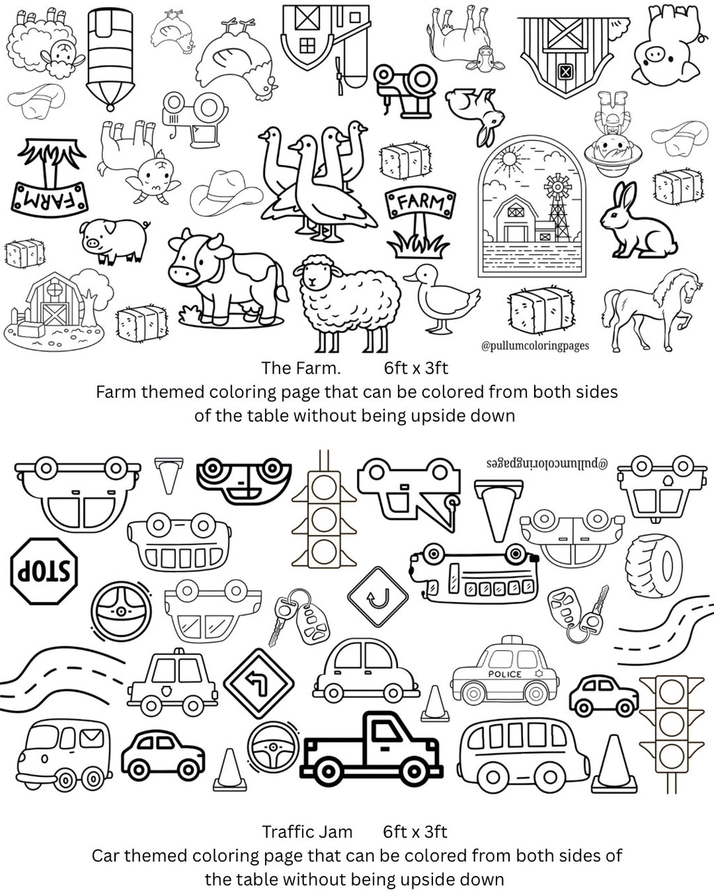 Pullum X-Large Coloring Pages