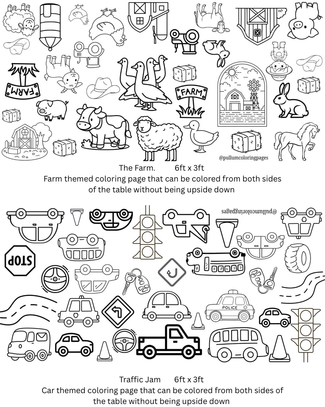 Pullum X-Large Coloring Pages