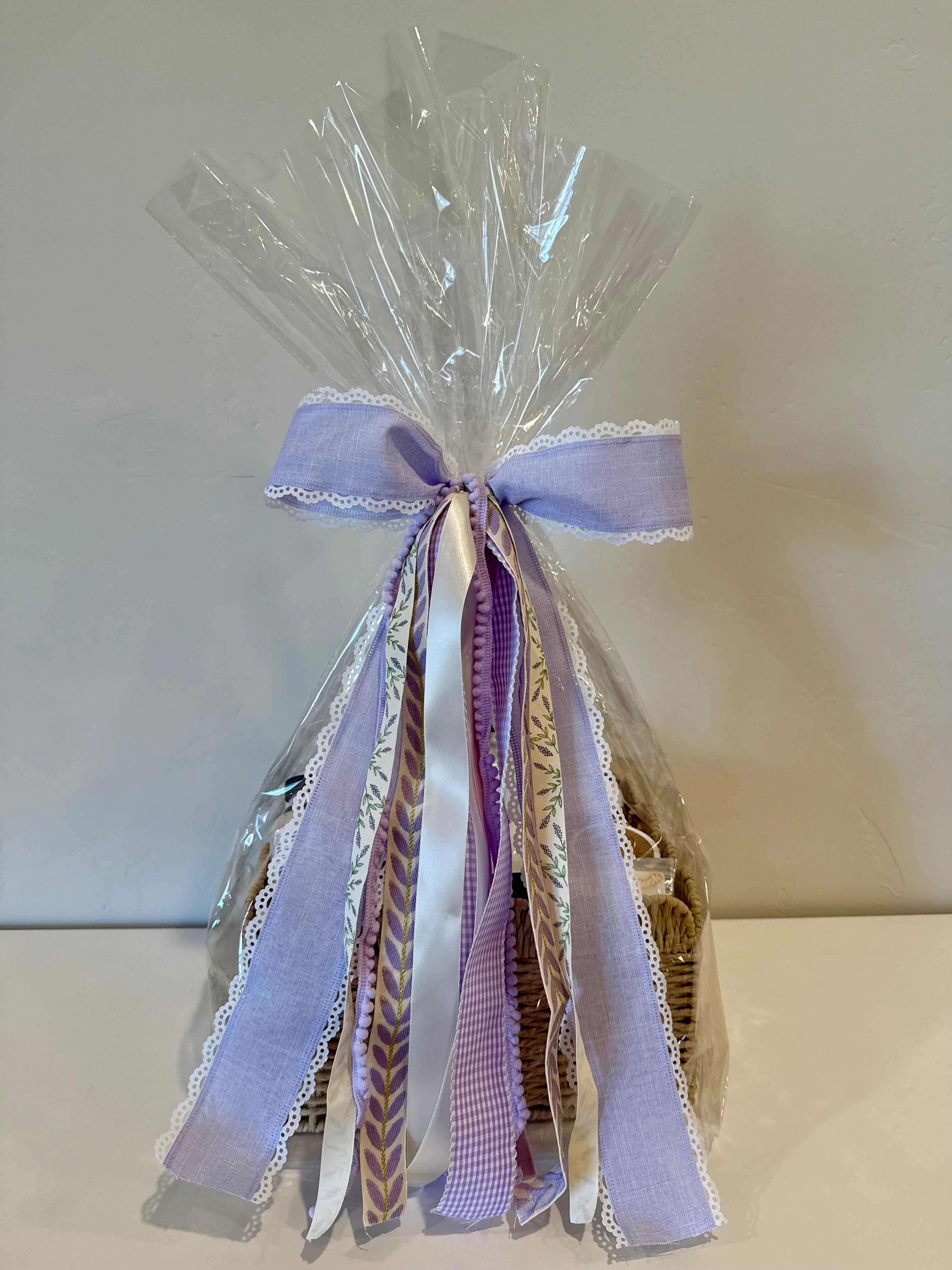 Lavender Bloom Basket