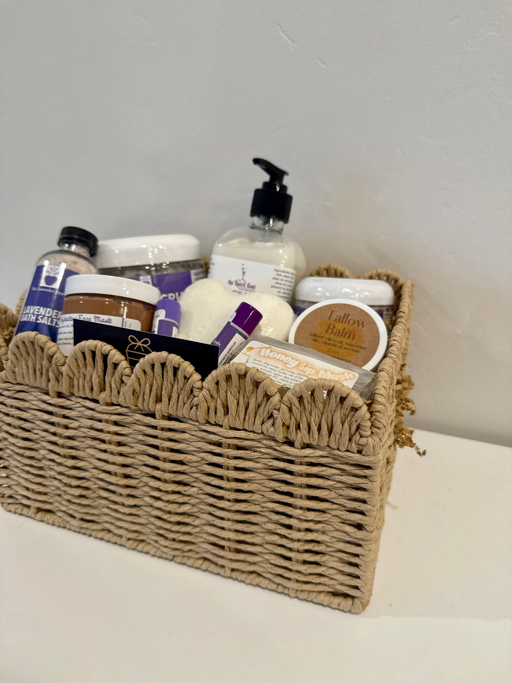 Lavender Bloom Basket