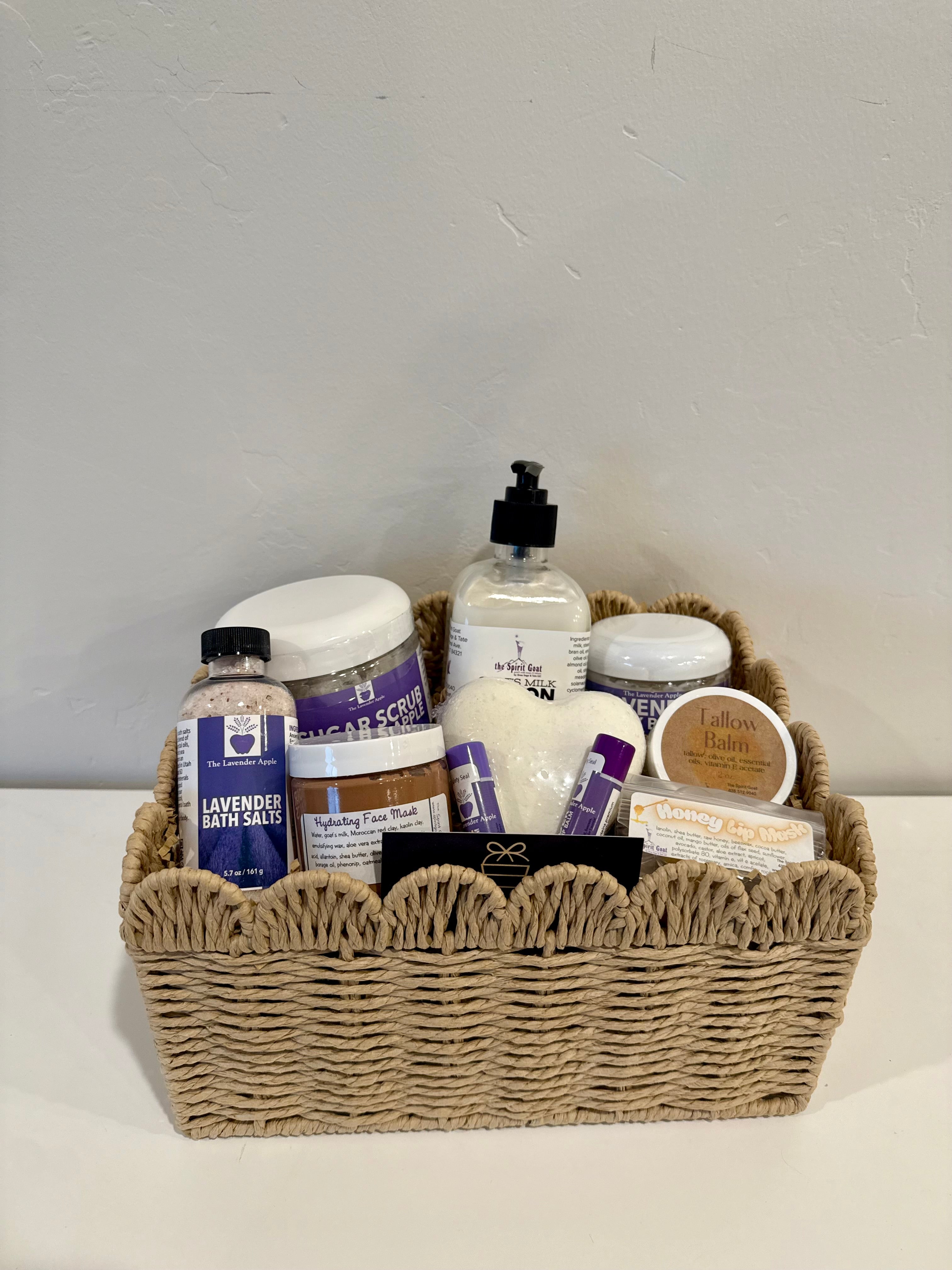 Lavender Bloom Basket