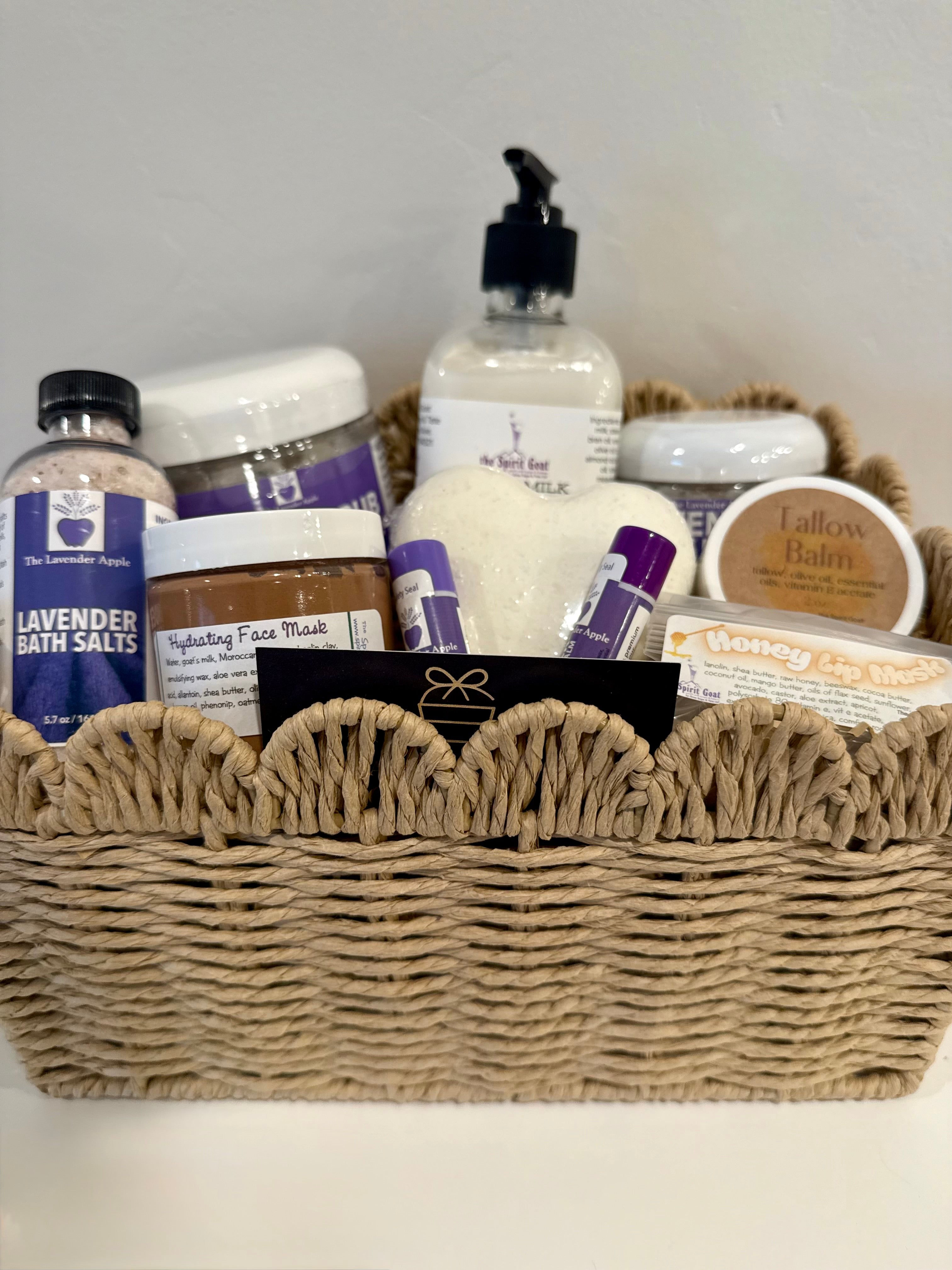 Lavender Bloom Basket