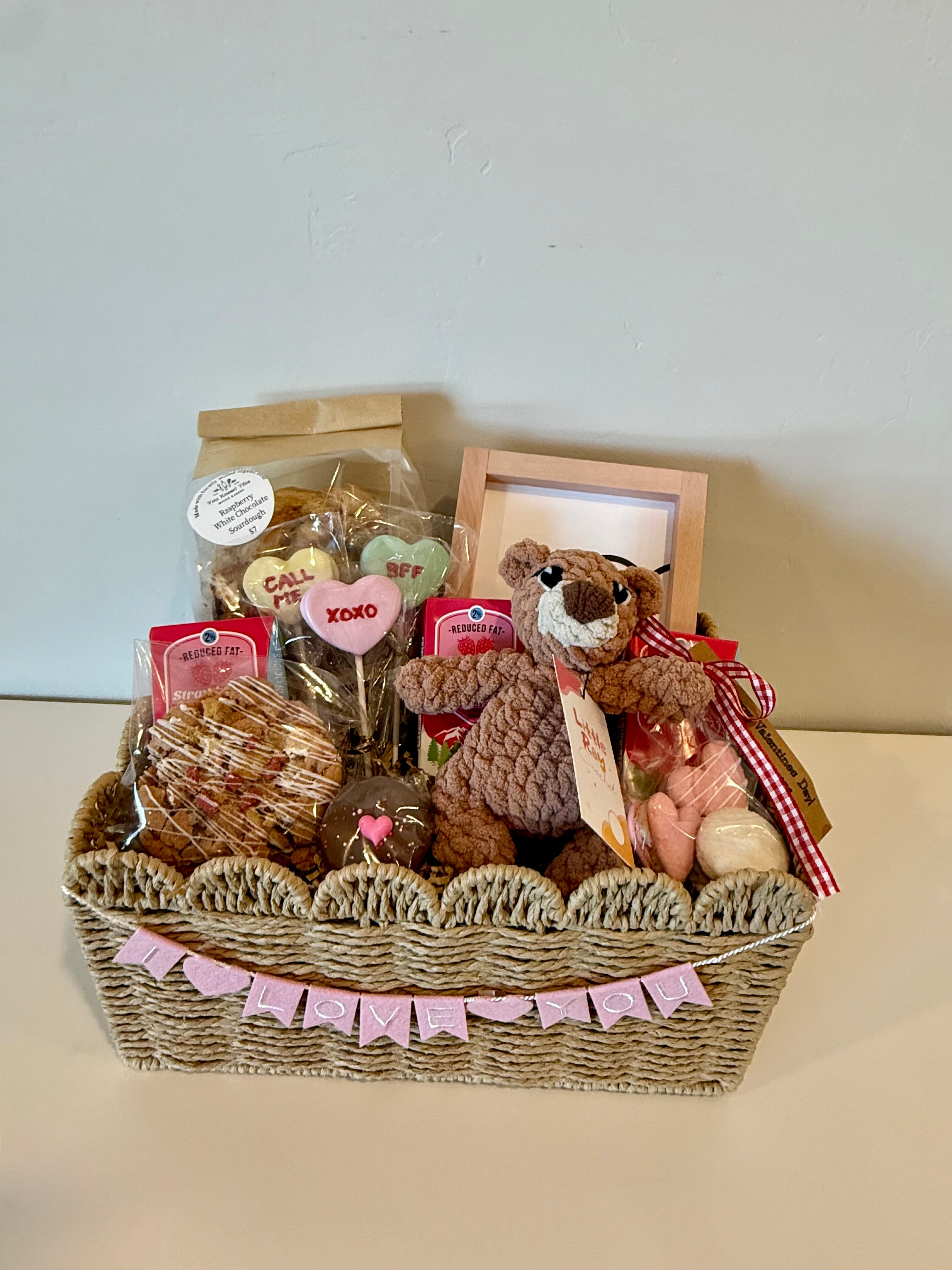 Fully Custom Valentine Gift Basket