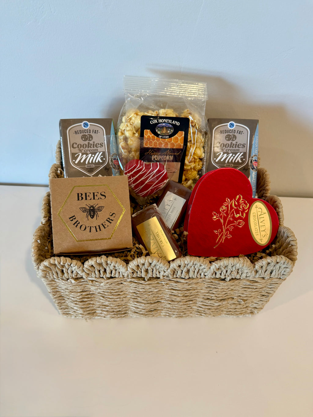 Fully Custom Valentine Gift Basket