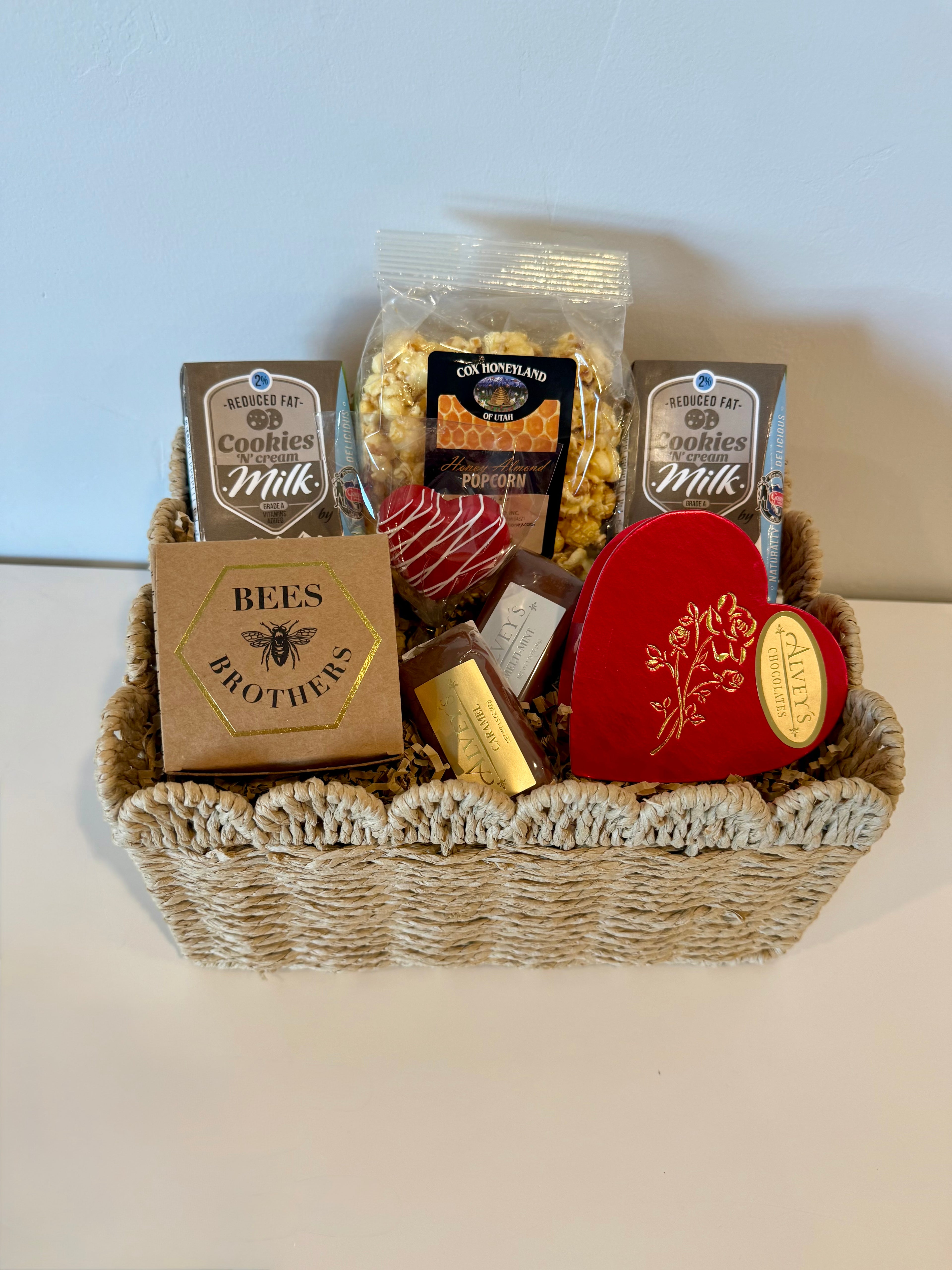 Fully Custom Valentine Gift Basket